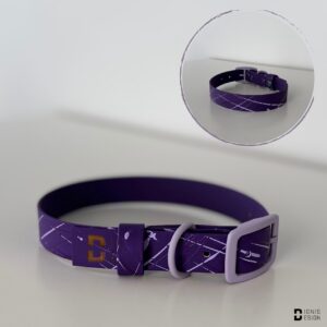 Obroża RAINBOW ART SPLASH z klamrą klasyczną