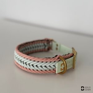 obroża z paracordu - path; dignis design; paracord; obroża pleciona; akcesoria dla psów