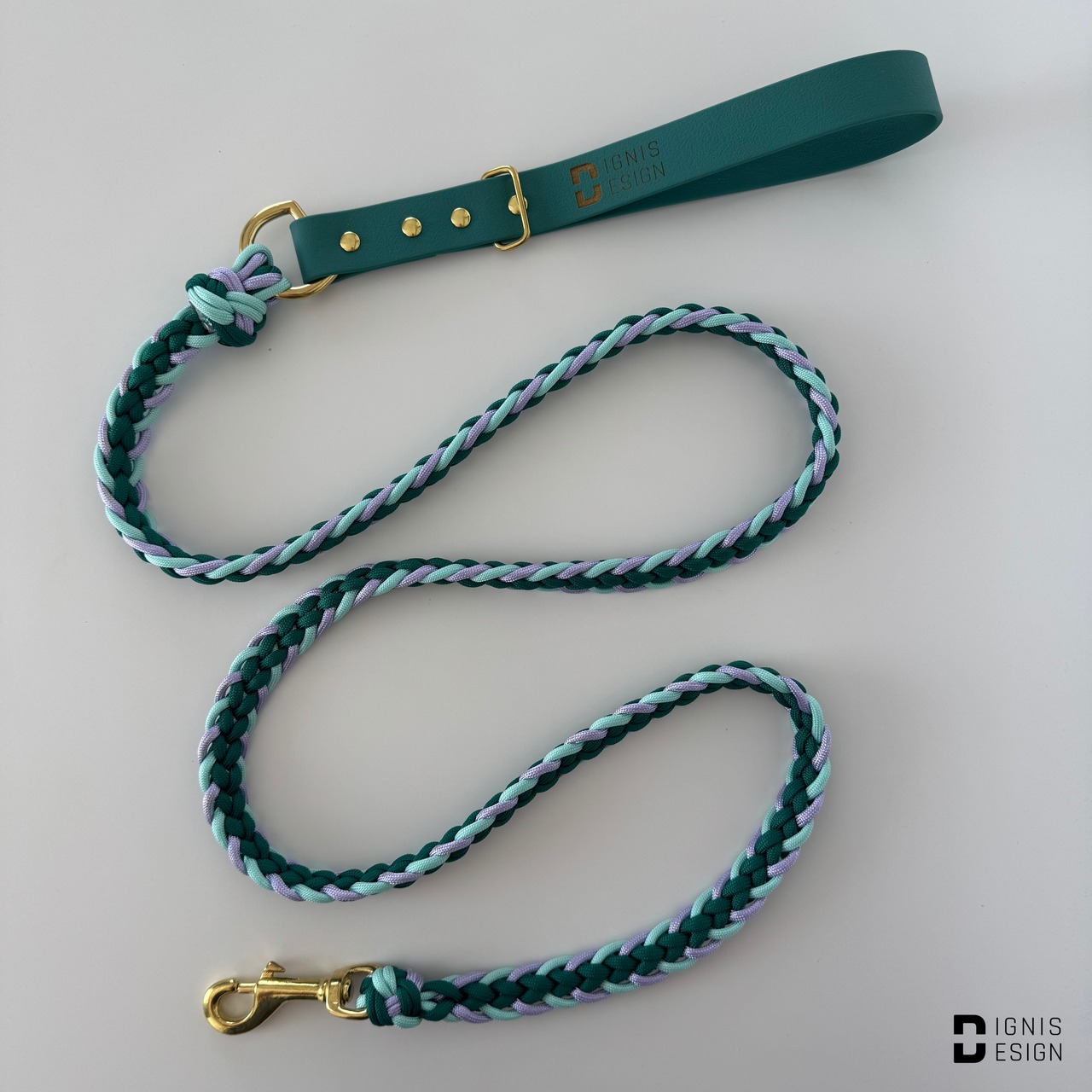 Smycz z paracordu - Lagoon