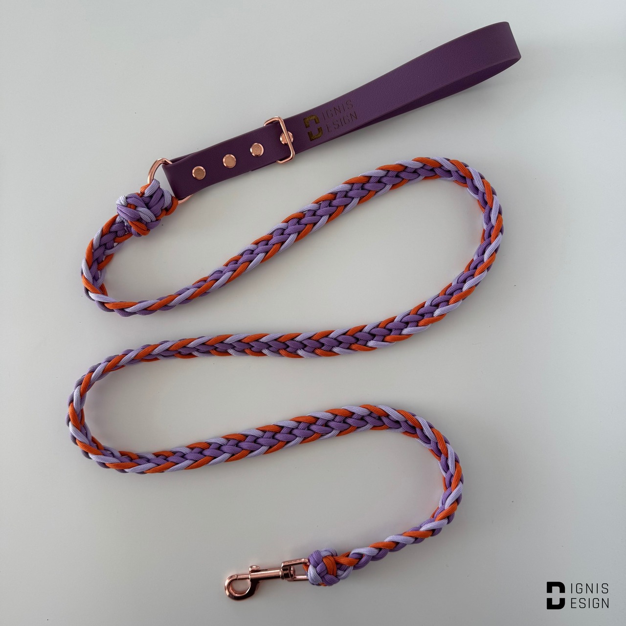 Smycz z paracordu - Sunset