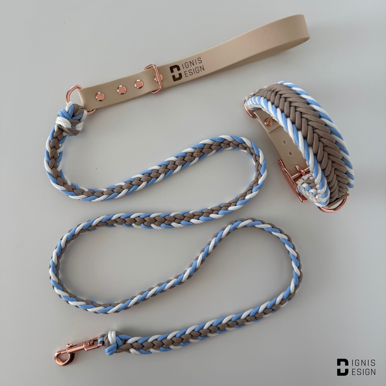 Obroża z paracordu - Breeze - obrazek 4